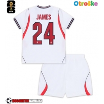 Otroške Nogometnih dresov Anglija Reece James #24 Domači SP 2026 Kratki rokavi (+ hlače)